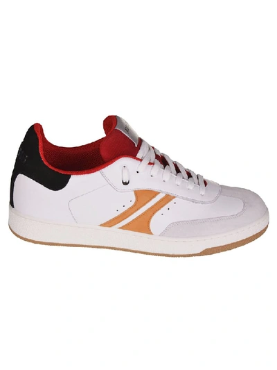 Shop Am318 Arrow Sneakers In White/red