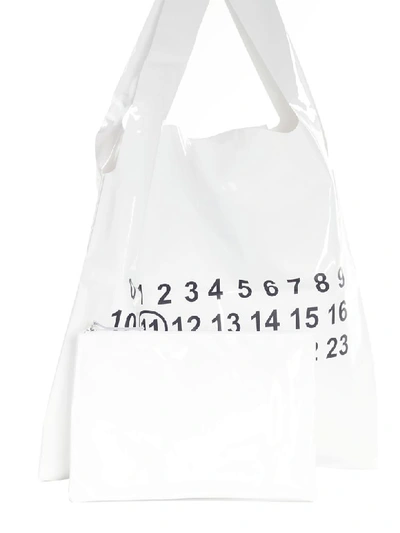 Shop Maison Margiela Monoprix Bag In White
