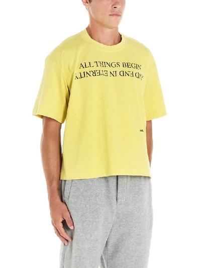 Shop Ambush T-shirt In Giallo