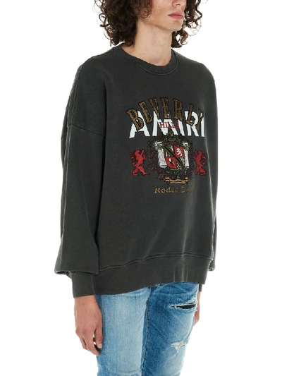 Shop Amiri Beverly Hills Sweatshirt In Grey