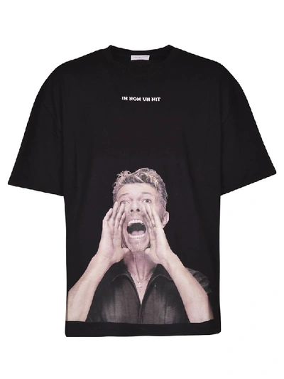 Shop Ih Nom Uh Nit David Bowie Print T-shirt In Black