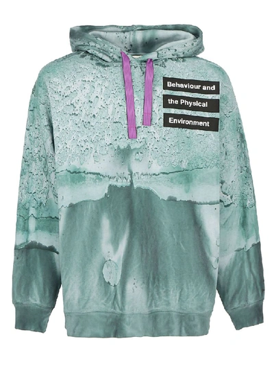 Shop Acne Studios Hoodie In Forest Green