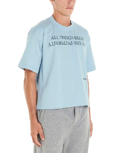 Shop Ambush T-shirt In Light Blue