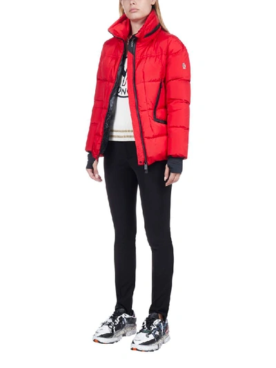Shop Moncler Jacket In Rosso