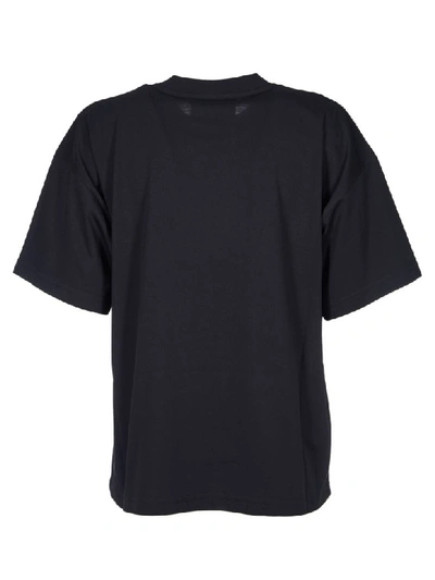 Shop Moschino Teddy Label T-shirt In Black