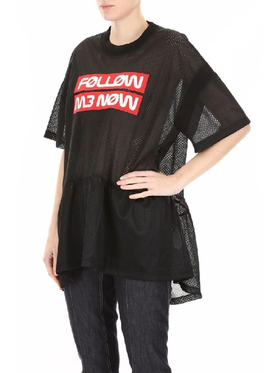 Shop Red Valentino Follow Me Now T-shirt In Nero (black)