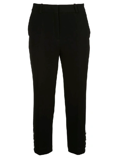 Shop Mulberry Cropped Trousers In Black