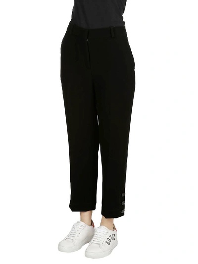 Shop Mulberry Cropped Trousers In Black