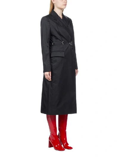 Shop Prada Raincoat In Nero