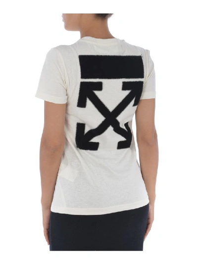 Shop Off-white Short Sleeve T-shirt In Avorio