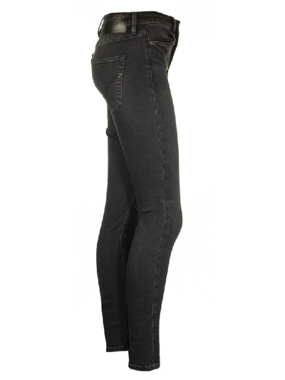 Shop Dondup Iris Superskinny Jeans In Black