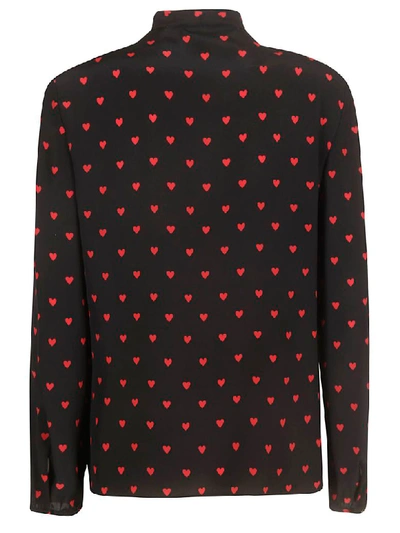Shop Red Valentino Heart Blouse In Black