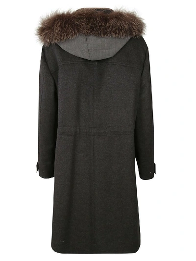 Shop Brunello Cucinelli Oversized Parka In Lignite