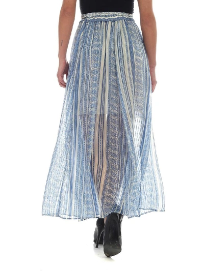 Shop Philosophy Di Lorenzo Serafini Philosophy - Skirt In Azure Fantasy