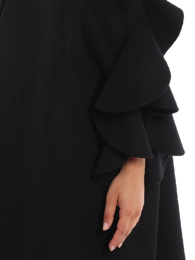 Shop Valentino Cape In No Nero