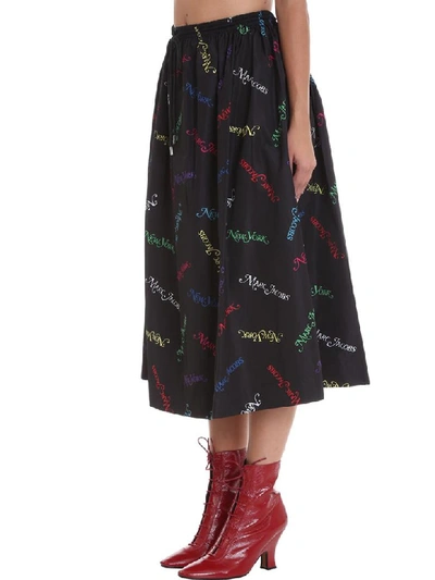 Shop Marc Jacobs Skirt In Black Polyester