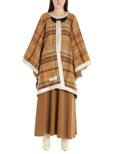 Shop Lanvin Cape In Multicolor