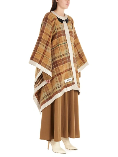 Shop Lanvin Cape In Multicolor