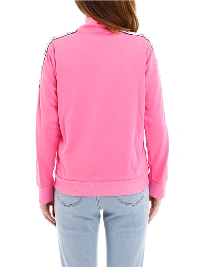Shop Chiara Ferragni Logomania Sweatshirt In Pink Fluo (pink)