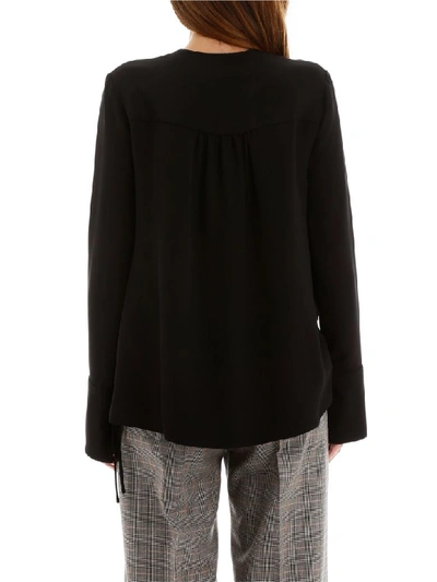 Shop Stella Mccartney Top With Laces In Black (black)