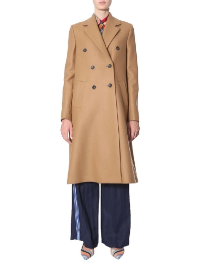 Shop Ps By Paul Smith Epsom Coat In Beige