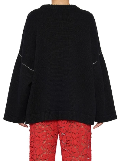 Shop Dolce & Gabbana Love Sweater In Black