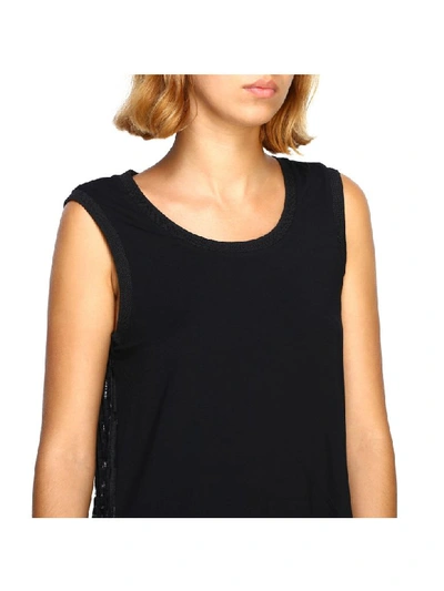 Shop Armani Collezioni Armani Exchange T-shirt Sweater Women Armani Exchange In Black