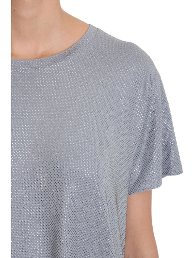 Shop Alexandre Vauthier T-shirt In Grey Cotton