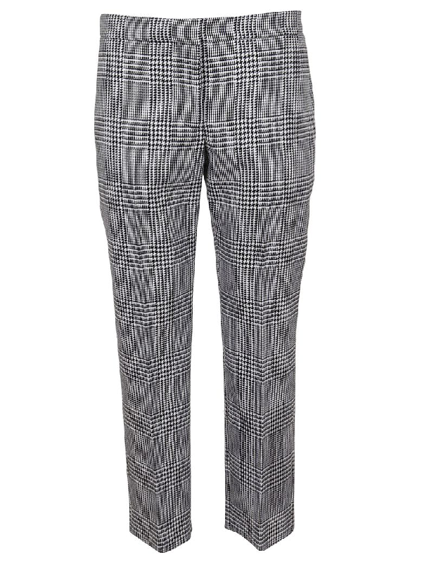 tartan cigarette pants