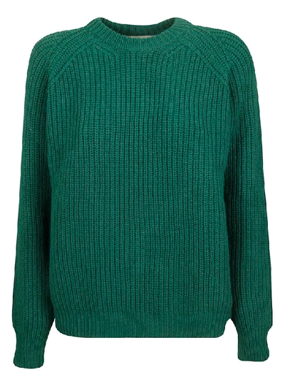 Shop And-daughter Knitted Pullover In Green