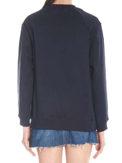 Shop Alberta Ferretti Rainbow Week Sweatshirt In Blue