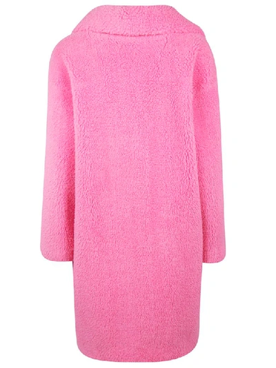 Shop Stand Studio Camille Cocoon Coat In Rosa