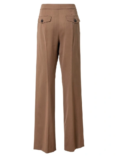 Shop Chloé Pants In Q Army Green