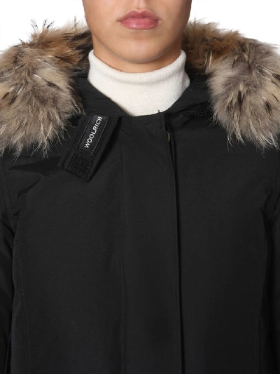 Shop Woolrich Arctic Down Jacket In Nero