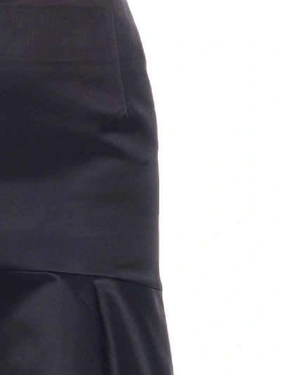 Shop Balenciaga Godet Skirt In Black