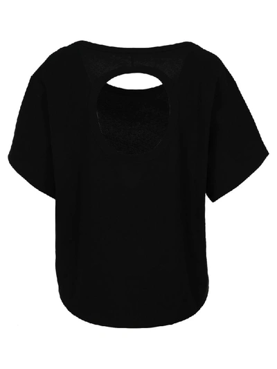 Shop Alexander Wang T T By Alexander Wang Cut-out Detail T-shirt In Black