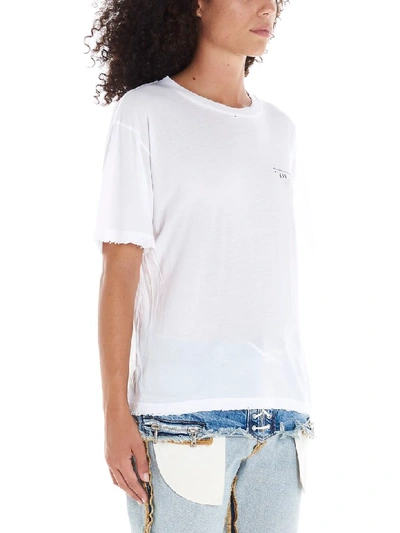 Shop Ben Taverniti Unravel Project Official Jersey Skate T-shirt In White