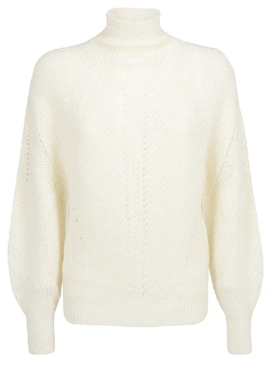 Shop Pinko Sweater In Bianco Gelato