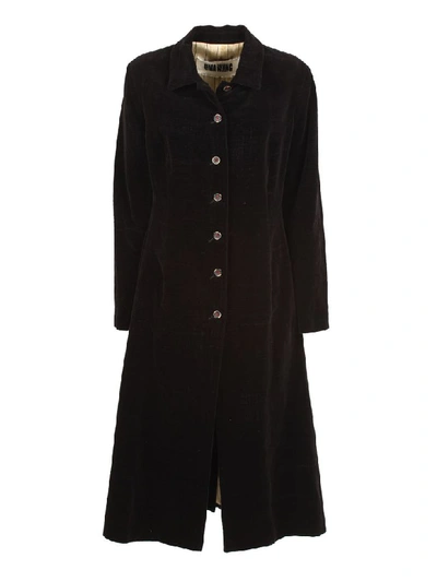 Shop Uma Wang Foster Cacey Coat In Black