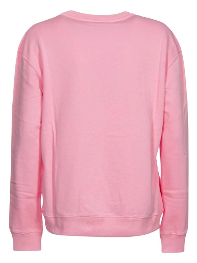 Shop Msgm Wow Sweatshirt In Pink