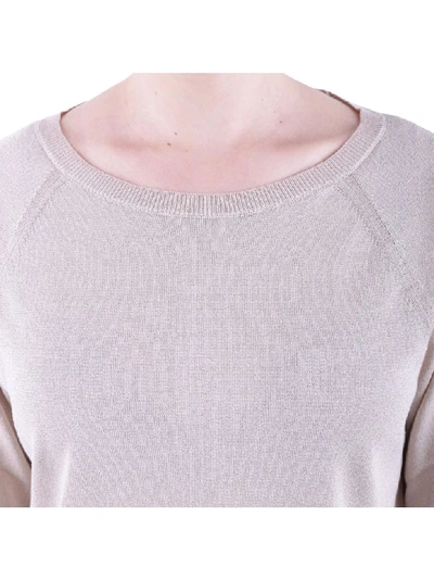 Shop Kangra Cotton Blend Sweater In Taupe