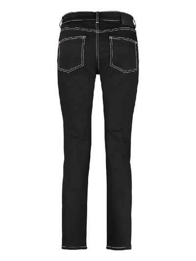 Shop Alexander Mcqueen Slim Fit Jeans In Black