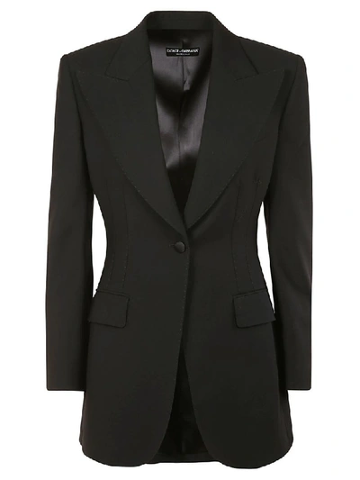 Shop Dolce & Gabbana Classic Blazer In Black