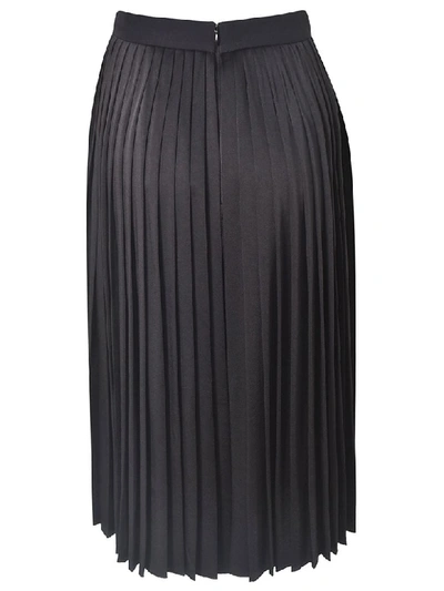 Shop N°21 Pleated Skirt In Black