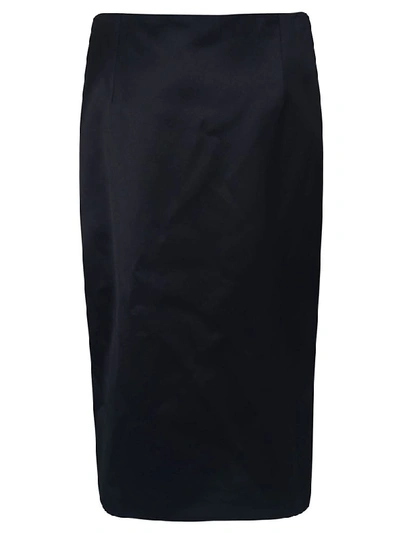 Shop Versace Skirt In Nero