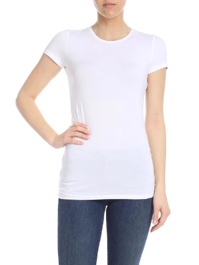 Shop Majestic - T-shirt In White
