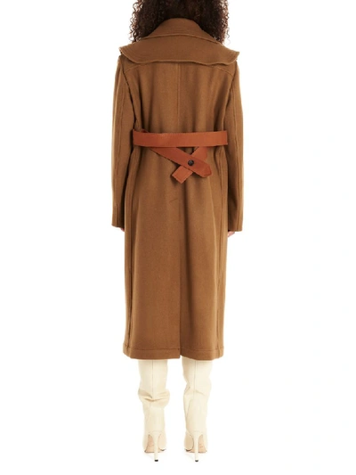 Shop Lanvin Coat In Brown