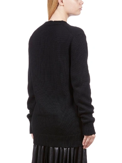 Shop Givenchy Sweater In Black Red