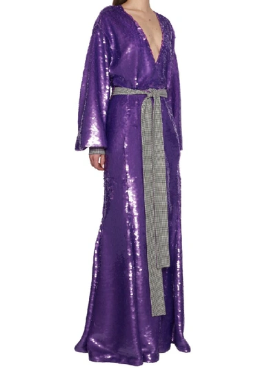 Shop Natasha Zinko Dress In Purple