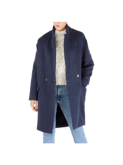 Shop Isabel Marant Filipo Coats In Blu